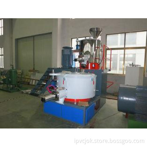 Water Cooling High Speed Mixers , 500 Kg/Hour Vertical Mixe